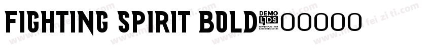 fighting spirit bold字体转换